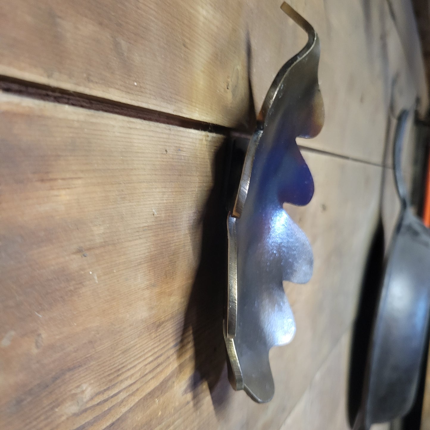 Steel Oak Leaf Wall Art