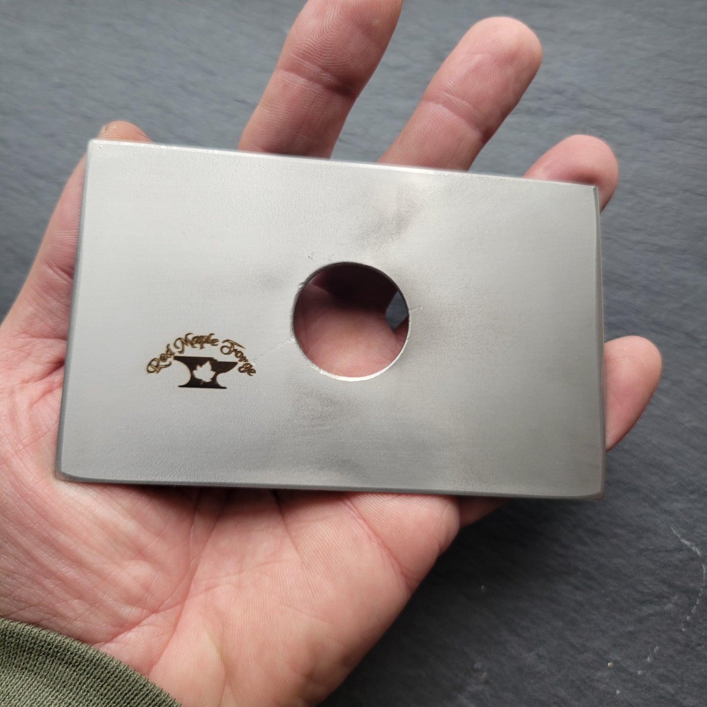 Potter's rib stainless steel rectangle