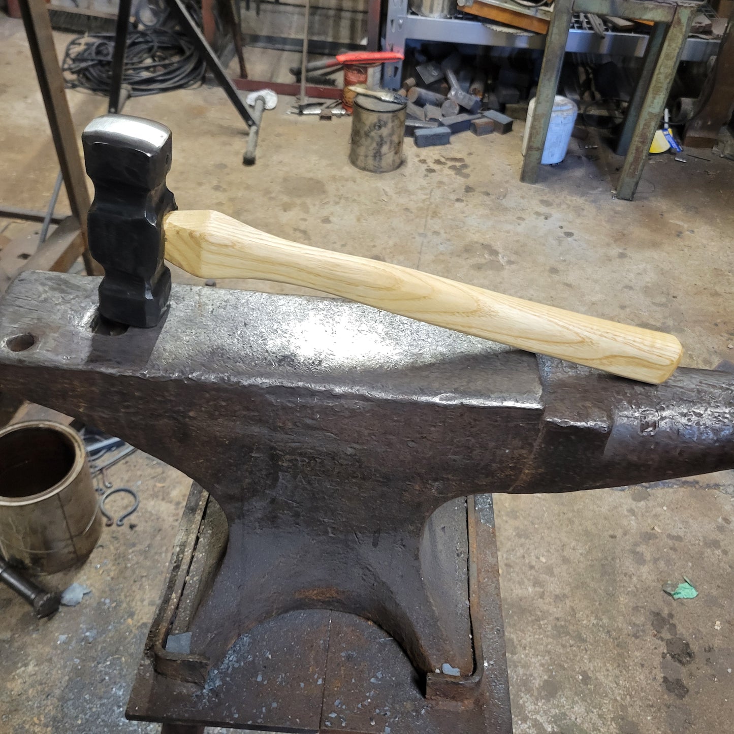 3.5 lbs blacksmith rounding hammer #2