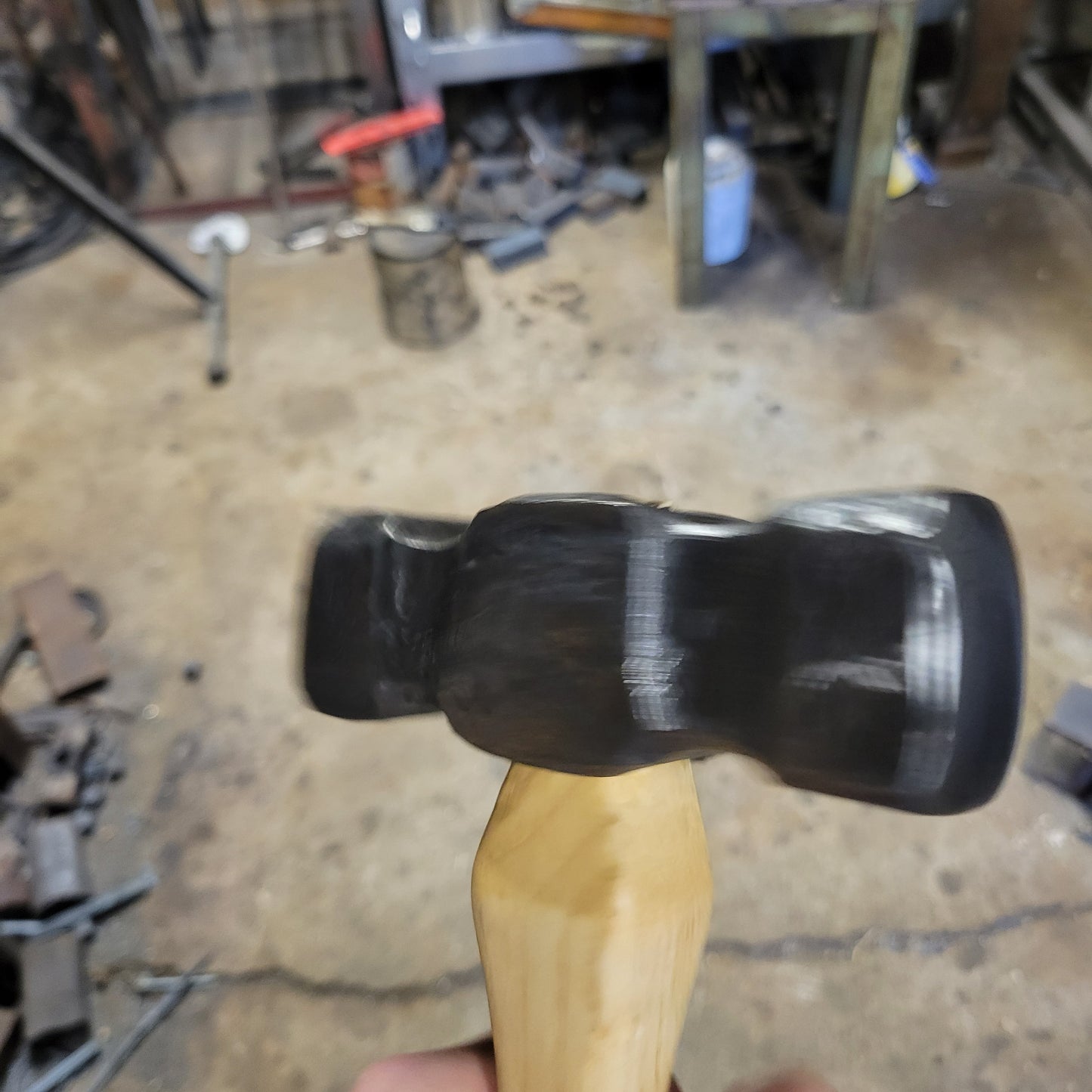 3.5 lbs blacksmith rounding hammer #2