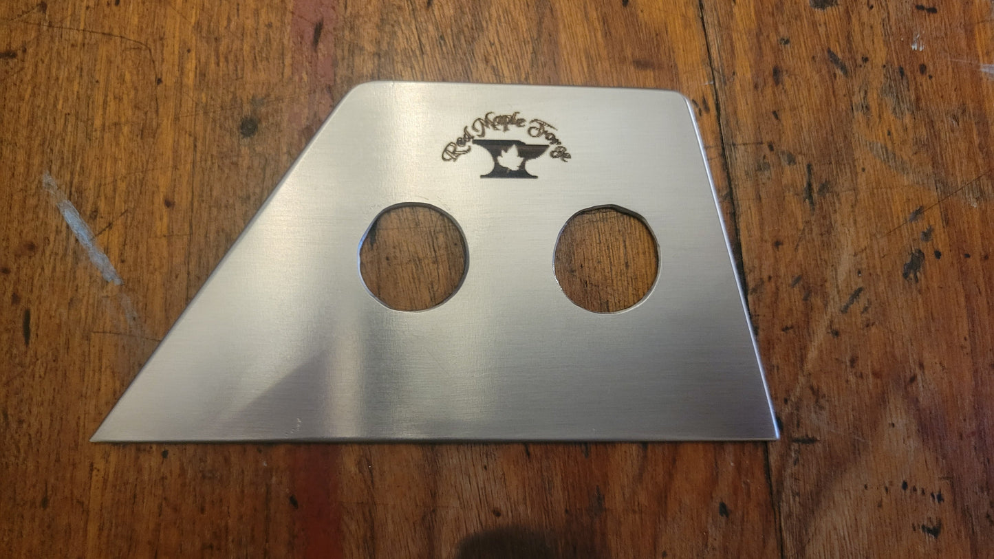 Potter's rib stainless steel trapezoid