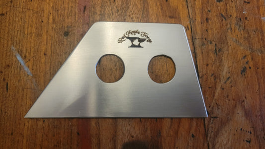 Potter's rib stainless steel trapezoid