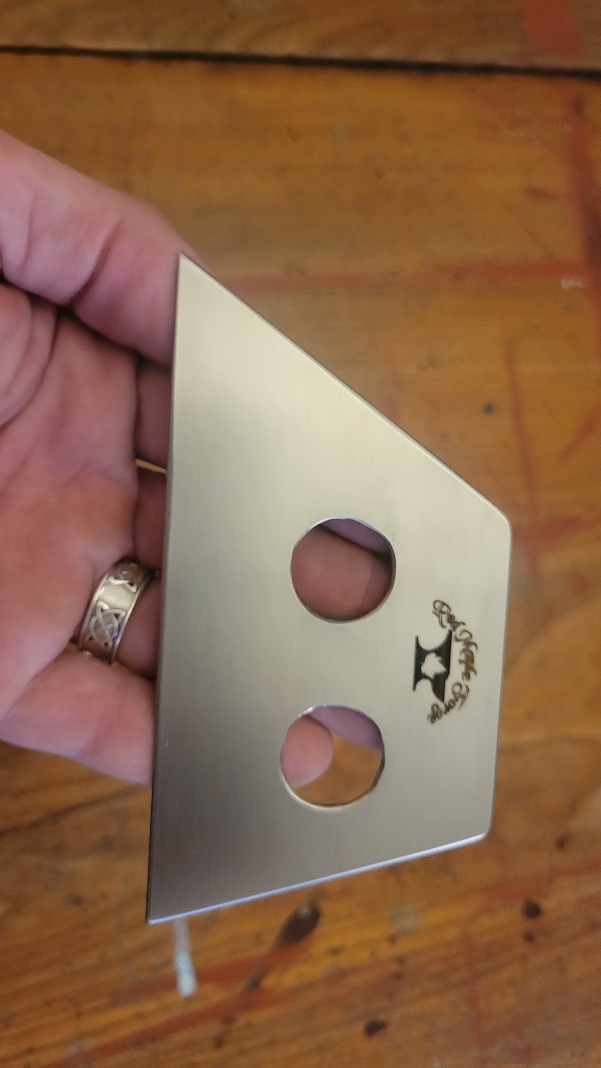 Potter's rib stainless steel trapezoid