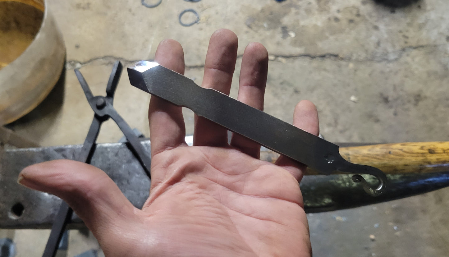 Old file marking knife